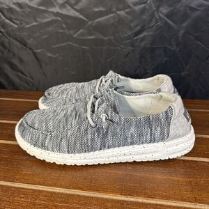 Hey Dude Shoes Wendy Sox Womens Size 9 Slip On Dark Gray Lightweight‎ Flex Fold